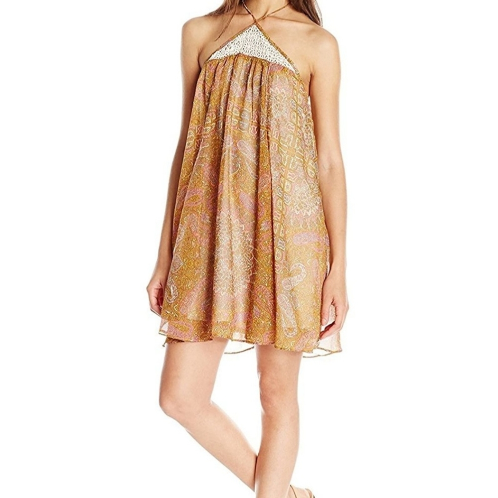 O'NEILL Vadella Halter Crochet Dress, Size S